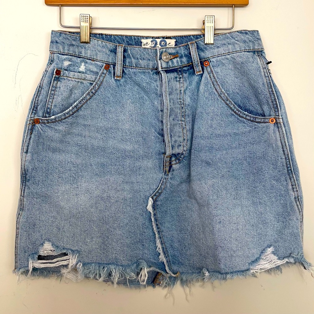We The Free- Free People Denim Skirt
